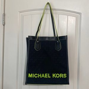 Michael Kors Bay Neon Yellow Tote
